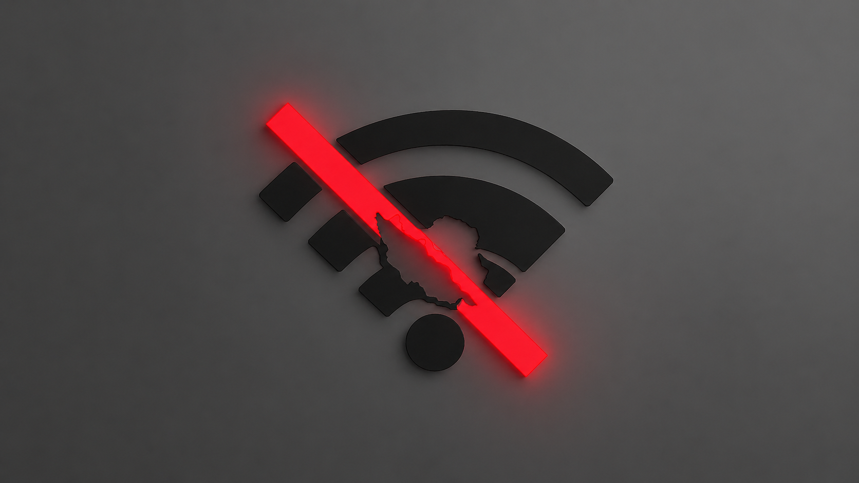 Iran Internet Blackout Banner